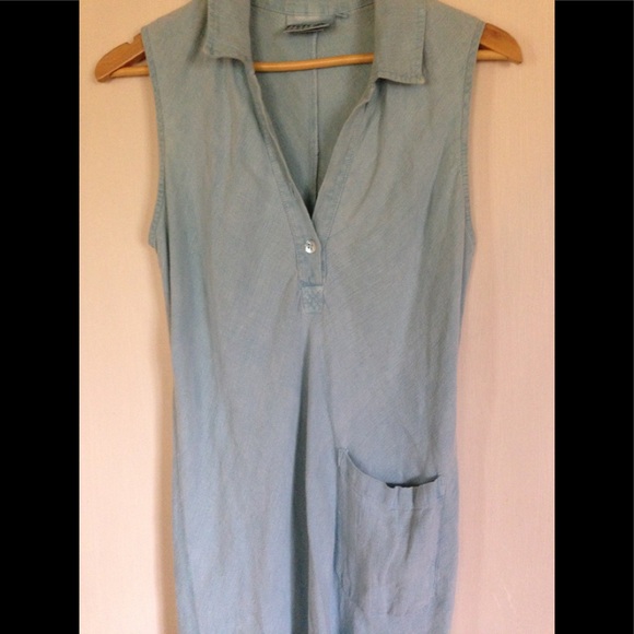 Maxi Linen Dress-Size Small - Picture 4 of 8